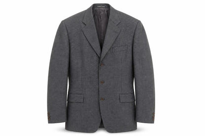 Lino Verra Mens Grey Polyester Jacket Suit Jacket Size 48 Regular