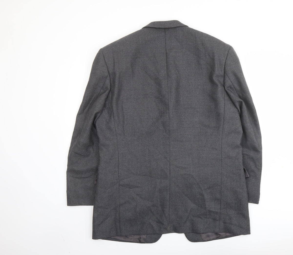Lino Verra Mens Grey Polyester Jacket Suit Jacket Size 48 Regular