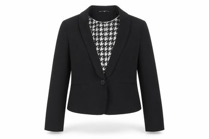 Marks & Spencer Womens Black Jacket Blazer Size 10 Button