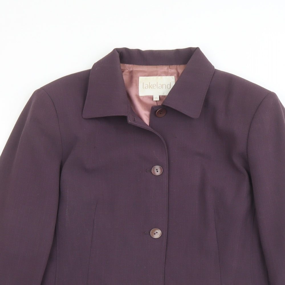 Womens UK Size 14 Lakeland Purple Jacket