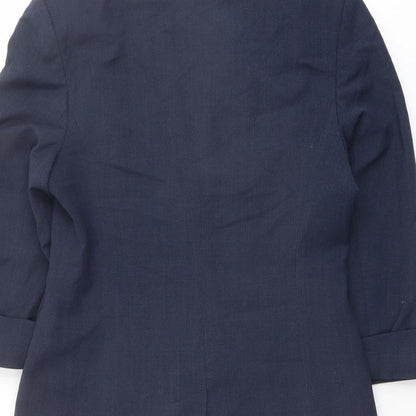 Apriori Womens Beige Polyester Jacket Blazer Size 14