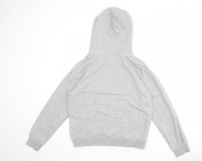 H&M Womens Grey Cotton Pullover Hoodie Size XS Pullover