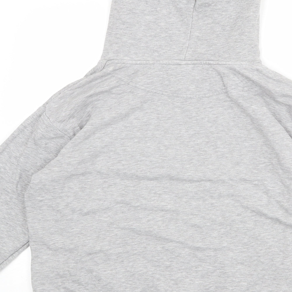 H&M Womens Grey Cotton Pullover Hoodie Size XS Pullover