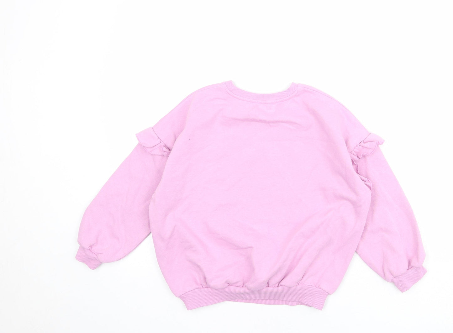 Encanto Girls Purple Cotton Pullover Sweatshirt Size 8 Years Pullover