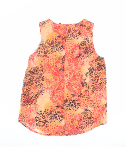 Womens UK Size 10 Yest Multicoloured Basic Tank