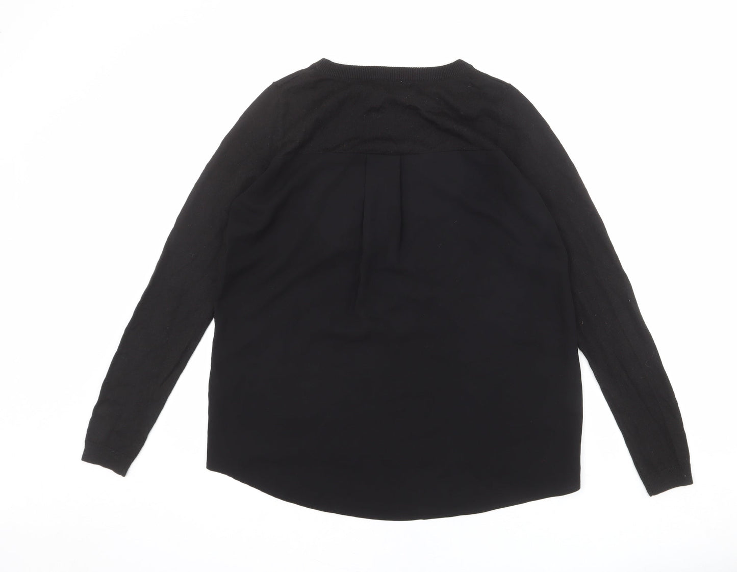 Womens UK Size 10 Topshop Black Pullover Jumper