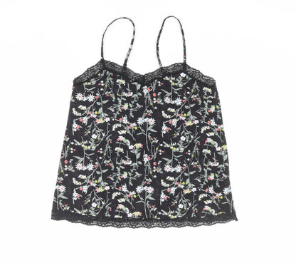 Womens UK Size 8 Marks and Spencer Black Camisole Tank