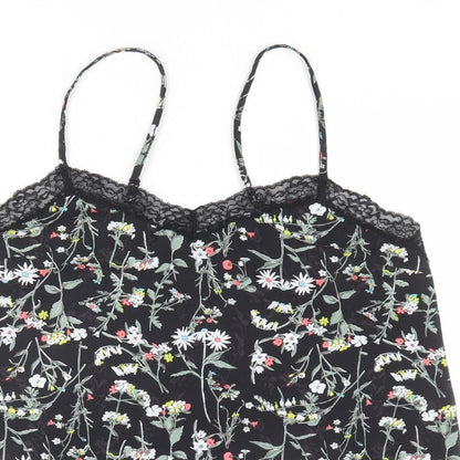 Womens UK Size 8 Marks and Spencer Black Camisole Tank