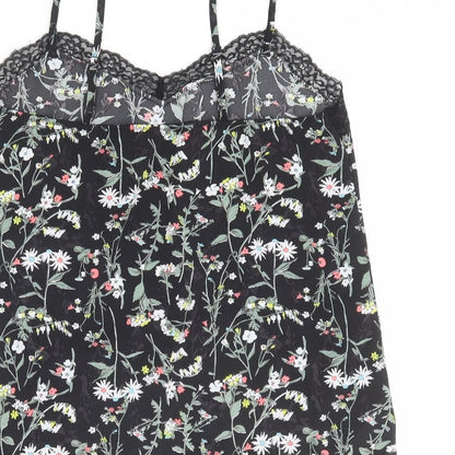 Womens UK Size 8 Marks and Spencer Black Camisole Tank