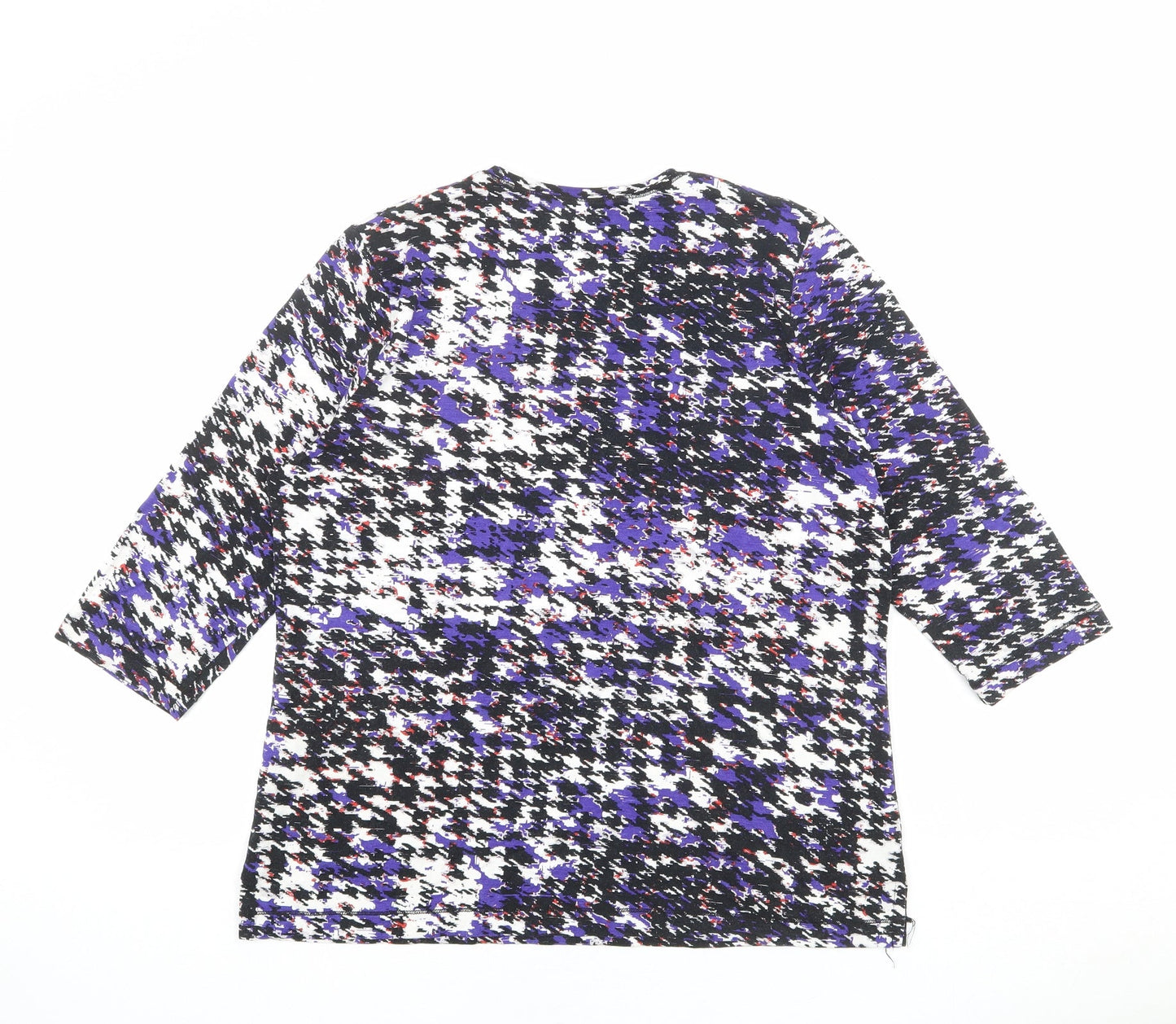 Womens UK Size 18 Gelco Multicoloured Basic Blouse