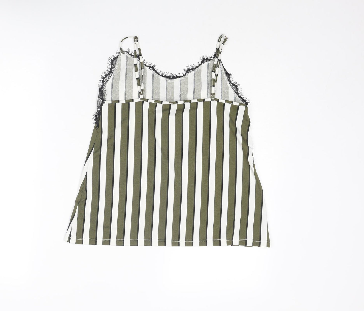Womens UK Size XS Amisu Green Camisole Tank