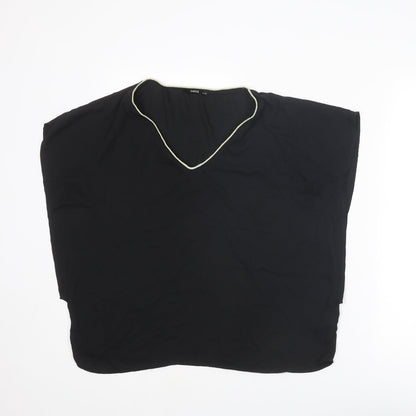 Womens UK Size 14 Oasis Black Camisole Blouse