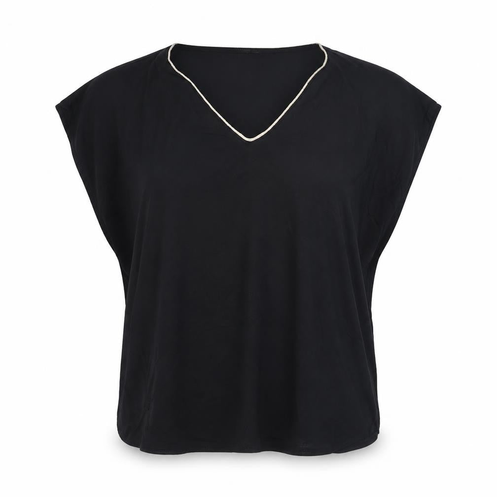 Womens UK Size 14 Oasis Black Camisole Blouse