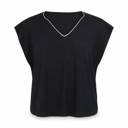 Womens UK Size 14 Oasis Black Camisole Blouse