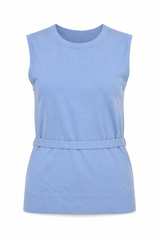 Womens UK Size 8 Linea Blue Basic Blouse