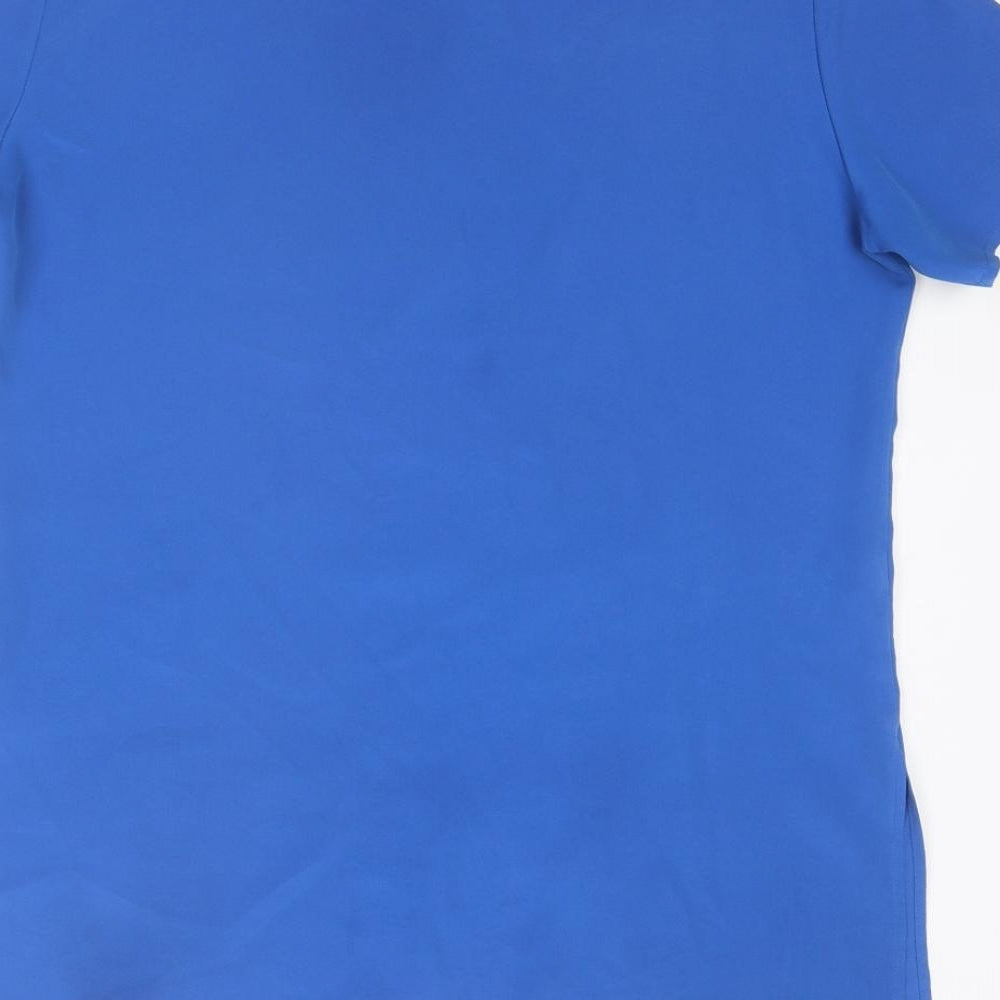 Womens UK Size 10 St Michael Blue Basic T-Shirt
