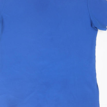 Womens UK Size 10 St Michael Blue Basic T-Shirt