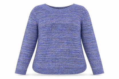 Womens UK Size M Pebble Bay Blue Pullover Jumper