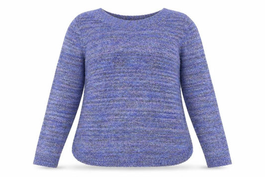 Womens UK Size M Pebble Bay Blue Pullover Jumper