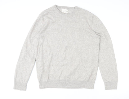 Womens UK Size L Marks and Spencer Beige Pullover Jumper