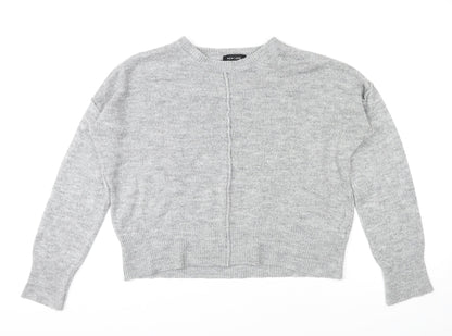 Womens UK Size S New Look Grey Pullover Jumper