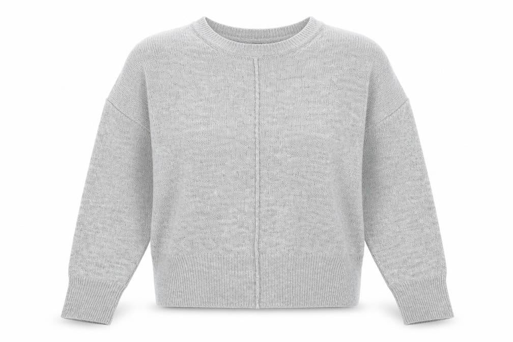 Womens UK Size S New Look Grey Pullover Jumper