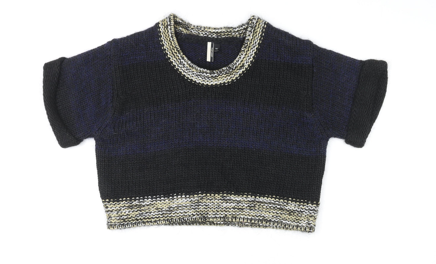 Womens UK Size 12 Topshop Multicoloured Pullover Jumper