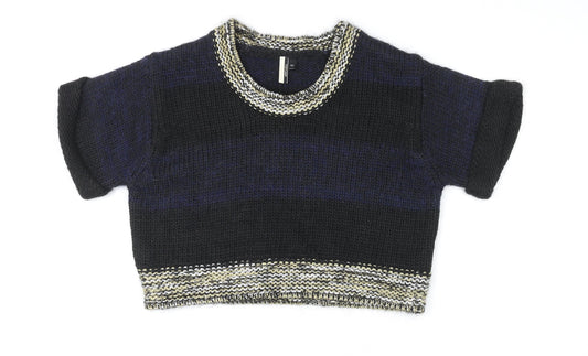 Womens UK Size 12 Topshop Multicoloured Pullover Jumper