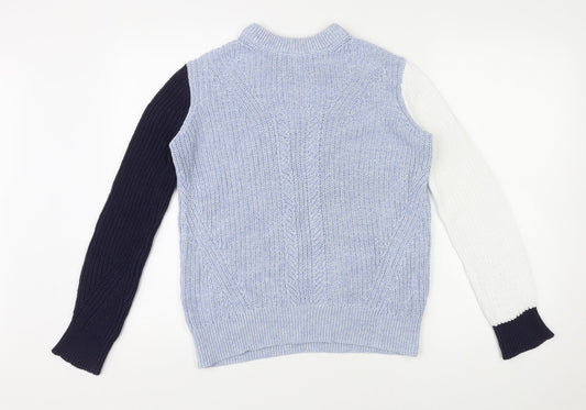 Womens UK Size XS Marks and Spencer Blue Pullover Jumper