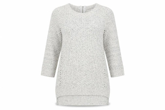 Womens UK Size 10 Indigo Grey Pullover Jumper