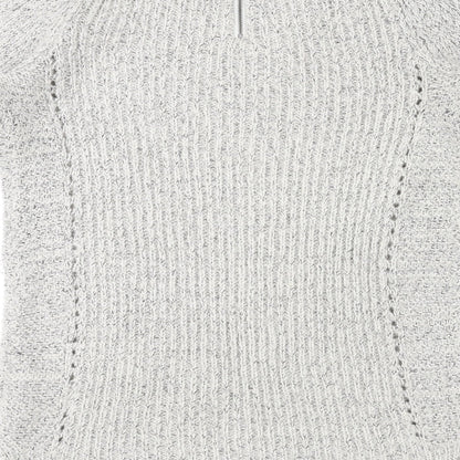 Womens UK Size 10 Indigo Grey Pullover Jumper