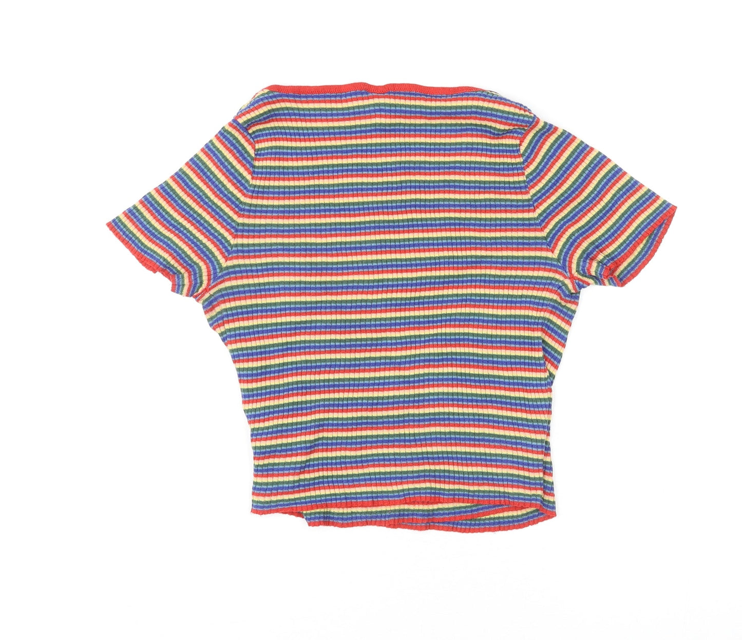 Womens UK Size S Urban Outfitters Multicoloured Basic T-Shirt