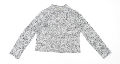 Womens UK Size L Cameo Rose Grey Pullover Jumper