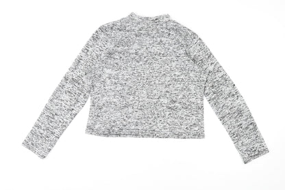 Womens UK Size L Cameo Rose Grey Pullover Jumper