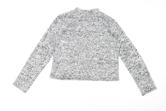 Womens UK Size L Cameo Rose Grey Pullover Jumper