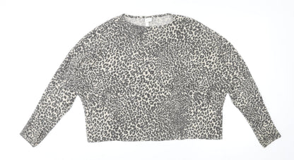 Womens UK Size M H&M Multicoloured Pullover Jumper