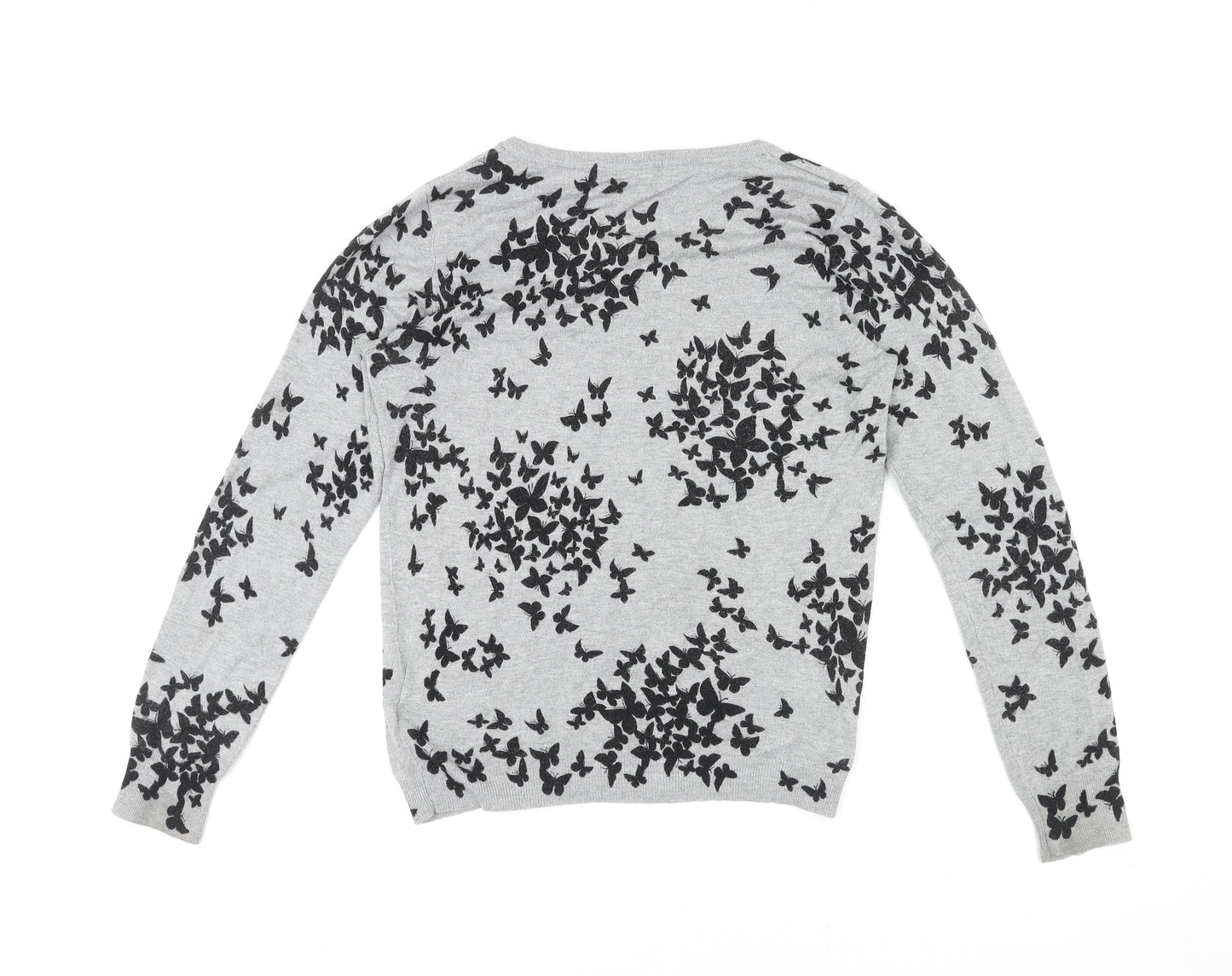 Womens UK Size 12 Marks and Spencer Grey Pullover Jumper