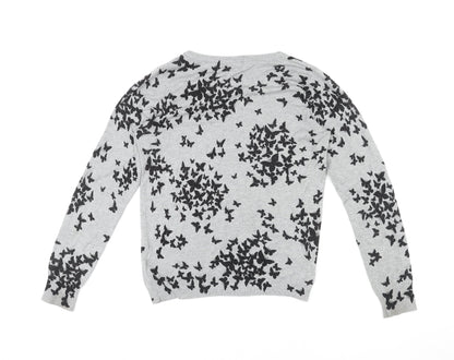 Womens UK Size 12 Marks and Spencer Grey Pullover Jumper