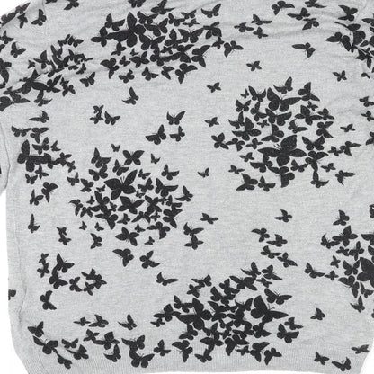 Womens UK Size 12 Marks and Spencer Grey Pullover Jumper