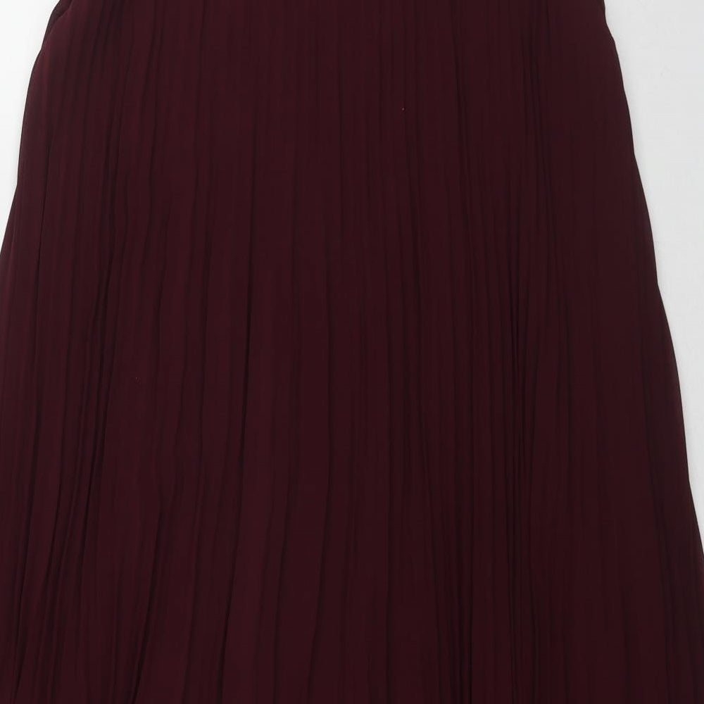 Principles Womens Red Polyester Trapeze & Swing Size 8 Round Neck Pullover