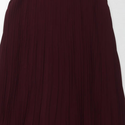 Principles Womens Red Polyester Trapeze & Swing Size 8 Round Neck Pullover