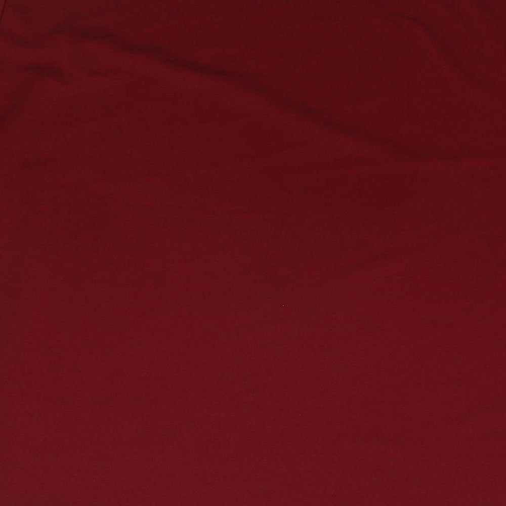 Womens UK Size XL H&M Red Basic Blouse