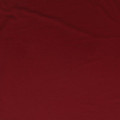 Womens UK Size XL H&M Red Basic Blouse