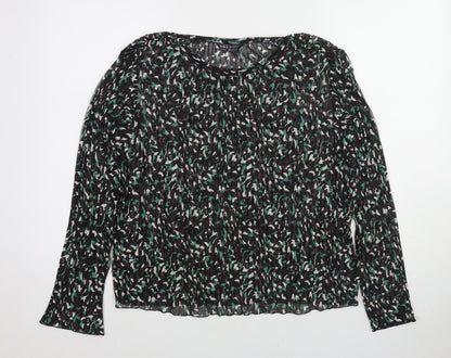 Womens UK Size 12 Marks and Spencer Multicoloured Basic Blouse