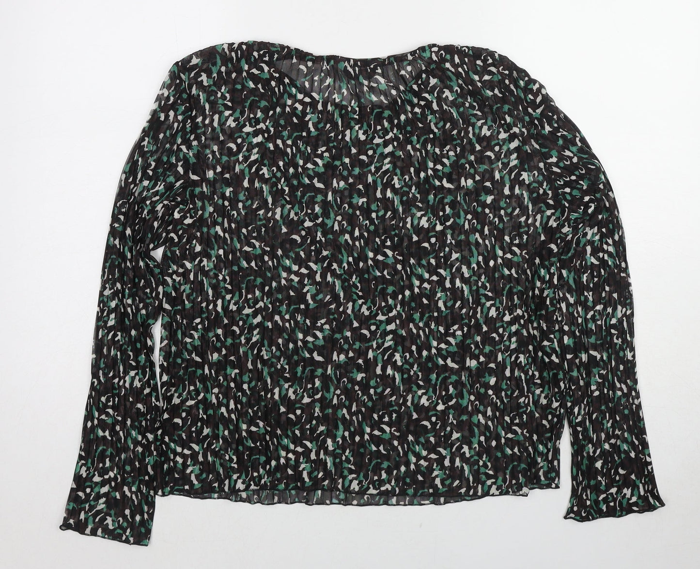 Womens UK Size 12 Marks and Spencer Multicoloured Basic Blouse