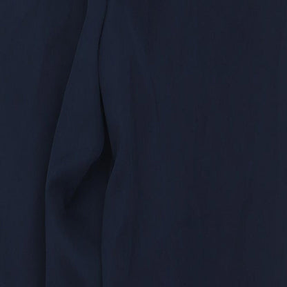 New Look Womens Blue Polyester Trousers Size 10 L26 in Regular Zip