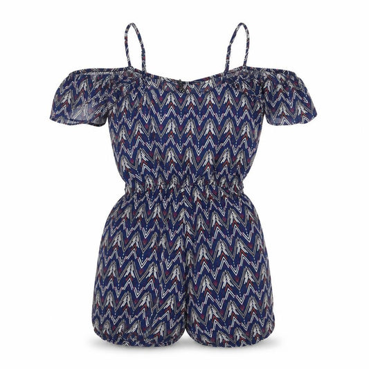Womens UK Size 8 Divided by H&M One-Piece Blue Playsuit