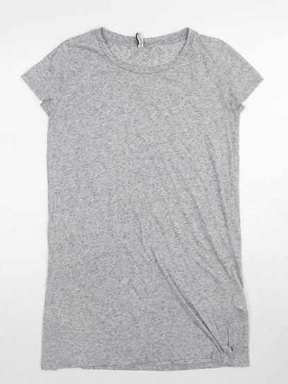 Womens UK Size M H&M Grey Tunic T-Shirt