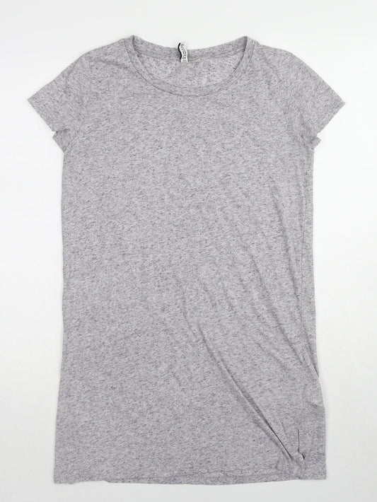 Womens UK Size M H&M Grey Tunic T-Shirt