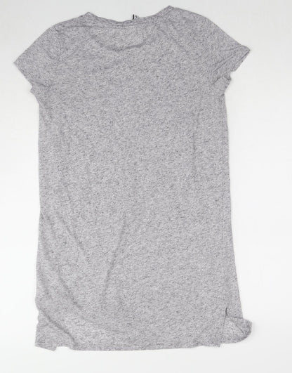 Womens UK Size M H&M Grey Tunic T-Shirt